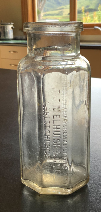 Antique J J Melhuish & Co Auckland Pickle bottle jar